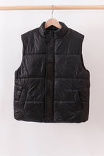 Load image into Gallery viewer, Black mom&me puffer vest