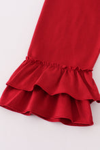 Load image into Gallery viewer, Alabama polka dot elephant french knot ruffle pants set