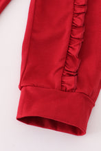 Load image into Gallery viewer, Alabama polka dot elephant french knot ruffle pants set