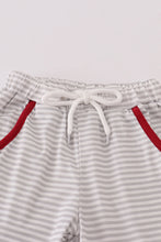 Load image into Gallery viewer, Alabama stripe elephant french knot pants set