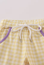 Load image into Gallery viewer, Purple LSU embroidery pants set