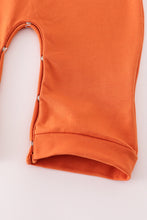 Load image into Gallery viewer, Rust Texas embroidery romper