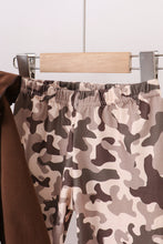 Load image into Gallery viewer, Camouflage duck embroidery ruffle pants set