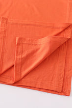 Load image into Gallery viewer, Orange baby bamboo swaddle blanket