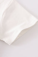 Load image into Gallery viewer, Cream blank basic t-shirt Adult Kids and baby bubble