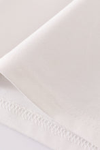 Load image into Gallery viewer, Cream blank basic t-shirt Adult Kids and baby bubble