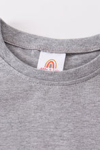 Load image into Gallery viewer, Gray blank basic t-shirt Adult Kids and baby bubble