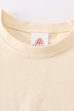 Load image into Gallery viewer, Beige blank basic t-shirt Adult Kids and baby bubble