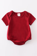 Load image into Gallery viewer, Maroon blank basic t-shirt Adult Kids and baby bubble