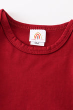 Load image into Gallery viewer, Maroon blank basic t-shirt Adult Kids and baby bubble