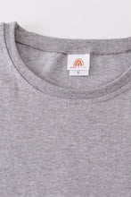 Load image into Gallery viewer, Gray blank basic t-shirt Adult Kids and baby bubble