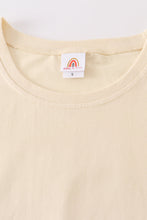 Load image into Gallery viewer, Beige blank basic t-shirt Adult Kids and baby bubble