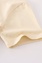 Load image into Gallery viewer, Beige blank basic t-shirt Adult Kids and baby bubble