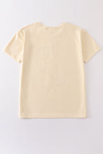 Load image into Gallery viewer, Beige blank basic t-shirt Adult Kids and baby bubble