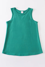 Load image into Gallery viewer, Teal blank basic kids teens adult tank top