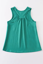 Load image into Gallery viewer, Teal blank basic kids teens adult tank top