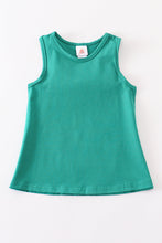 Load image into Gallery viewer, Teal blank basic kids teens adult tank top