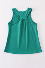Load image into Gallery viewer, Teal blank basic kids teens adult tank top