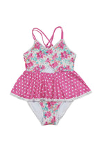 Load image into Gallery viewer, Blossom breeze print girl one-piece swimsuit