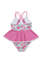 Load image into Gallery viewer, Blossom breeze print girl one-piece swimsuit