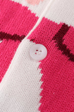 Load image into Gallery viewer, White bow tie cardigan sweater