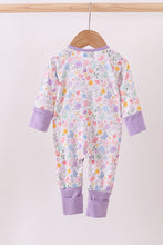 Load image into Gallery viewer, Premium butterfly garden bamboo romper