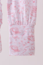Load image into Gallery viewer, Premium pink boots bamboo romper