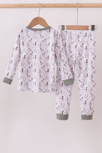 Load image into Gallery viewer, Premium green mallard print bamboo pants set