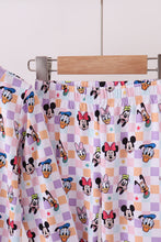 Load image into Gallery viewer, Premium purple character print bamboo pants set