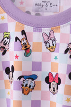 Load image into Gallery viewer, Premium purple character print bamboo pants set