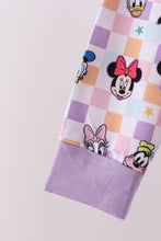 Load image into Gallery viewer, Premium purple character print bamboo pants set