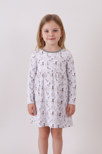 Load image into Gallery viewer, Premium green mallard print bamboo dress