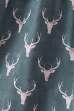 Load image into Gallery viewer, Premium forest reindeer print bamboo dress
