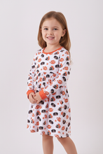 Load image into Gallery viewer, Premium orange tennessee print bamboo dress