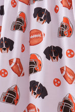 Load image into Gallery viewer, Premium orange tennessee print bamboo dress