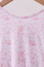 Load image into Gallery viewer, Premium pink boots bamboo dress