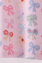 Load image into Gallery viewer, Premium whimsical bows bamboo pants set