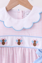 Load image into Gallery viewer, Premium turkey embroidery gingham pants set