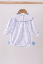 Load image into Gallery viewer, Premium blue snow bow embroidery bubble