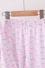 Load image into Gallery viewer, Premium tiny bow delight bamboo pants set