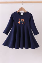 Load image into Gallery viewer, Premium Navy Clemson tiger applique dress
