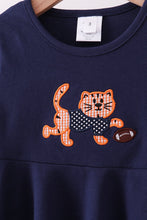 Load image into Gallery viewer, Premium Navy Clemson tiger applique dress