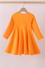 Load image into Gallery viewer, Premium Orange Tennessee puppy applique dress