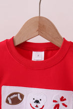 Load image into Gallery viewer, Premium Red Georgia bulldog embroidery top