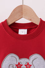 Load image into Gallery viewer, Premium Maroon Alabama elephant applique top