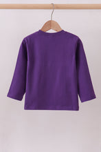 Load image into Gallery viewer, Premium Purple LSU tiger applique top