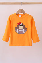 Load image into Gallery viewer, Premium Orange Tennessee puppy applique top