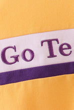 Load image into Gallery viewer, Premium Yellow LSU Go Team embroidery top
