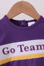 Load image into Gallery viewer, Premium Purple LSU Go Team embroidery bubble
