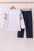 Load image into Gallery viewer, Premium Navy Auburn tiger applique pants set